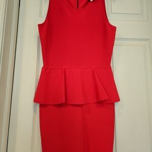 BCBGMaxAzria Scarlet Peplum Mini Dress